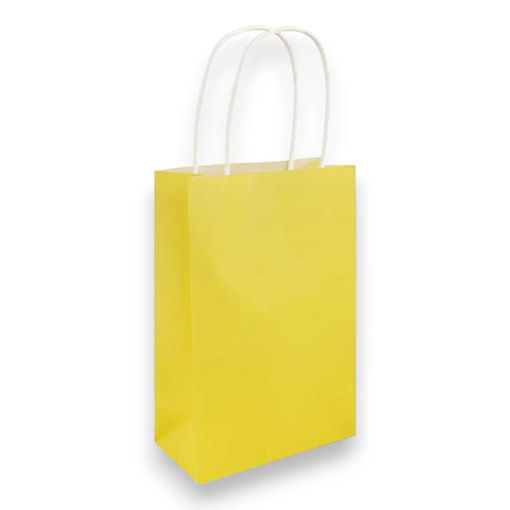 Picture of PAPER PARTY BAG YELLOW